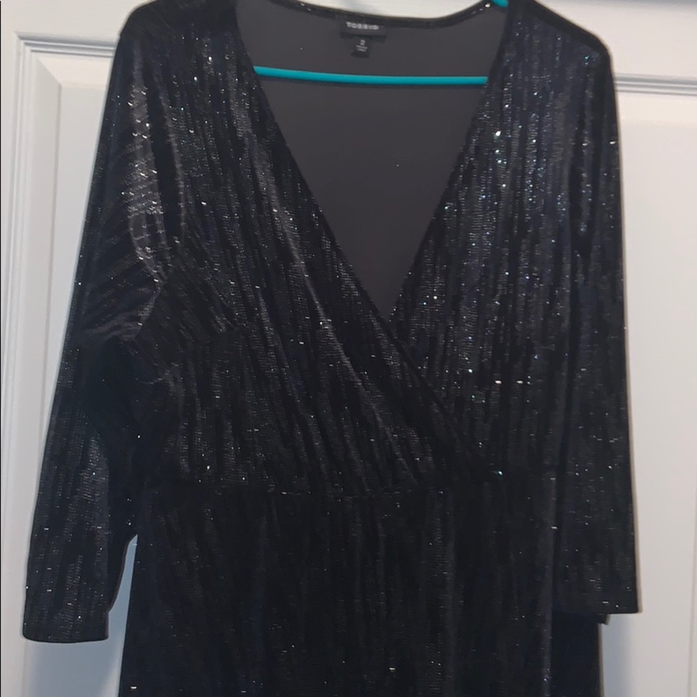 Sparkly black dress